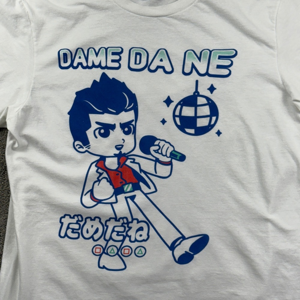 Yakuza Kazuma Kiryu Baka Mitai Dame Da Ne Meme T Shirt Mens XL Gaming
